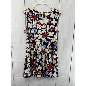 I.Madeline Large Floral Print Fit and Flare Dress Women's Large